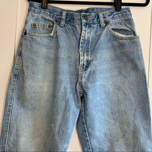 Vintage Bugle Boy Light Wash Straight Leg Jeans - Picture 3 of 13
